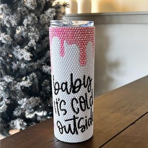Baby it’s Cold Outside Rhinestone Tumbler